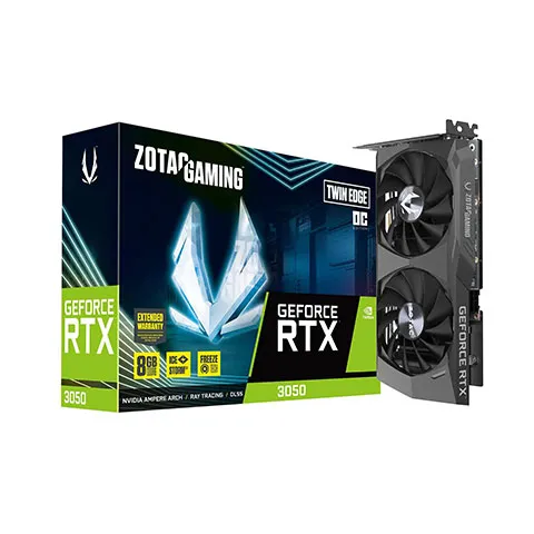 کارت گرافیک زوتاک GEFORCE RTX 3050 Twin Edge OC 8GB DDR6 - تصویر ۲