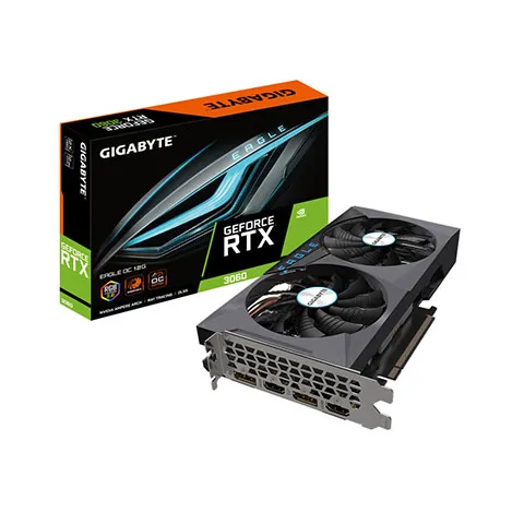 کارت گرافیک گیگابایت GeForce RTX 3060 EAGLE OC LHR 12G GDDR6 - تصویر ۲