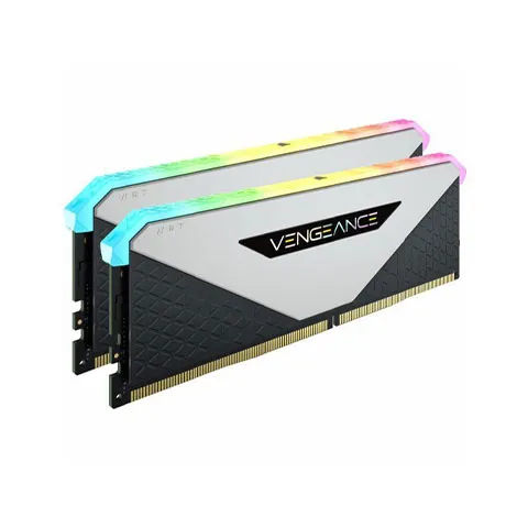 رم کورسیر VENGEANCE RGB PRO White 16GB (2*8GB) DUAL 3200MHz DDR4 - تصویر ۲
