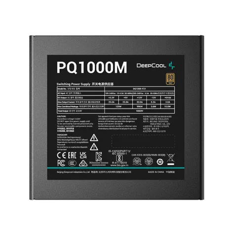 پاور 1000 وات دیپ کول PQ1000M GOLD Full Modular - تصویر ۳