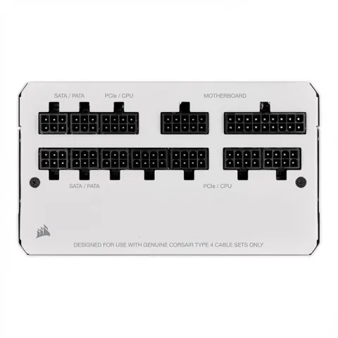 پاور 750 وات کورسیر RM750 Gold Full Modular White - تصویر ۴