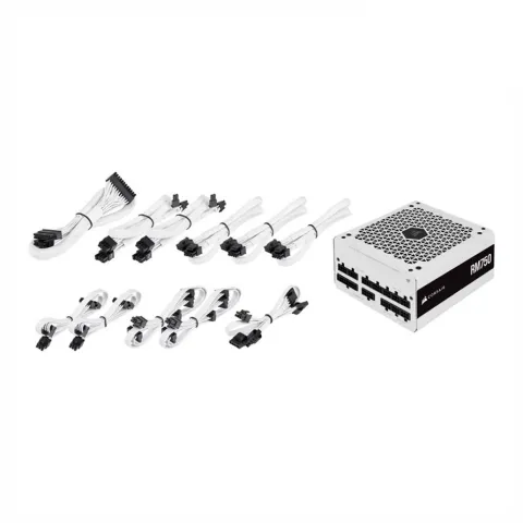 پاور 750 وات کورسیر RM750 Gold Full Modular White - تصویر ۵