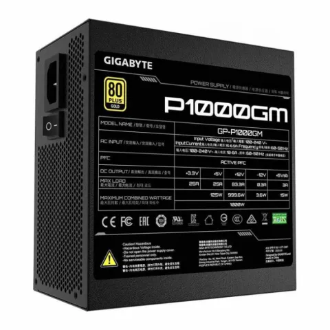 پاور 1000 وات گیگابایت P1000GM Gold Full Modular - تصویر ۵
