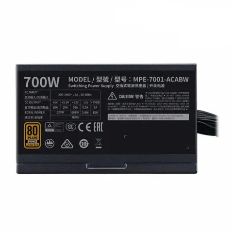 پاور 600 وات کولر مستر MWE 600 BRONZE - تصویر ۵