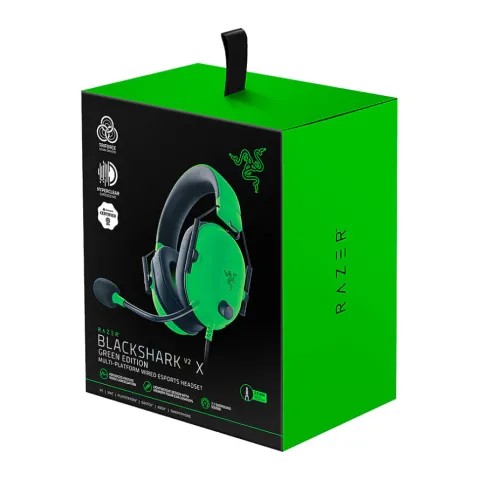 هدست ریزر BlackShark V2 X Green - تصویر ۴