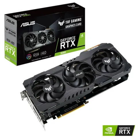 کارت گرافیک ایسوس TUF GAMING GEFORCE RTX 3060 12G GDDR6 - تصویر ۲