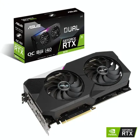 کارت گرافیک ایسوس Dual GEFORCE RTX 3070 8GB GDDR6 - تصویر ۲