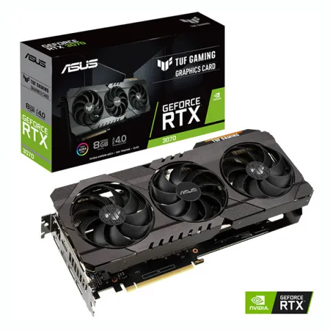 کارت گرافیک ایسوس TUF GAMING GEFORCE RTX 3070 8G GDDR6 - تصویر ۲