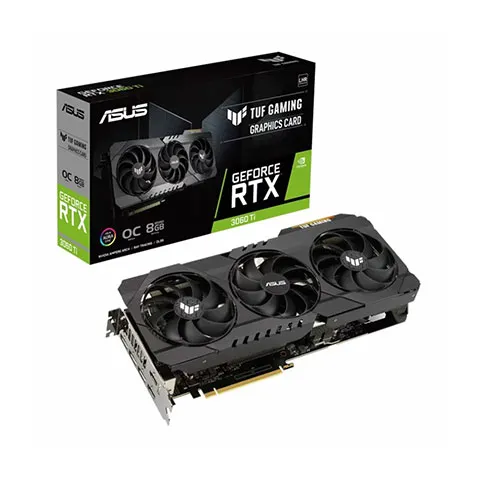 کارت گرافیک ایسوس TUF Gaming RTX 3060 Ti OC 8G GDDR6X - تصویر ۲