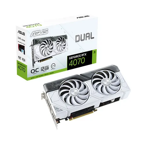 کارت گرافیک ایسوس Dual GeForce RTX 4070 White OC 12GB GDDR6 - تصویر ۲