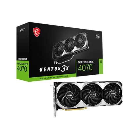 کارت گرافیک ام اس آی GeForce RTX 4070 VENTUS 3X OC 12G GDDR6X - تصویر ۲