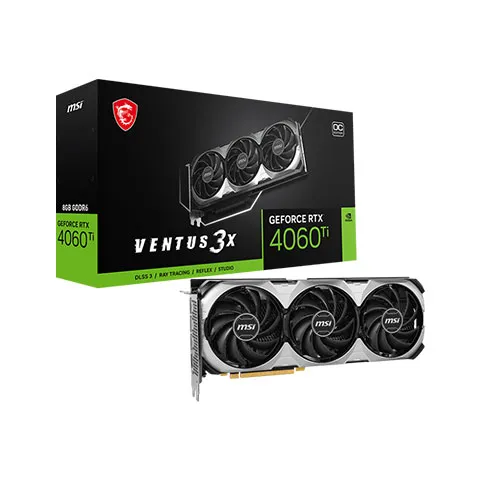 کارت گرافیک ام اس آی GeForce RTX 4060 Ti VENTUS 3X OC 8G GDDR6 - تصویر ۲