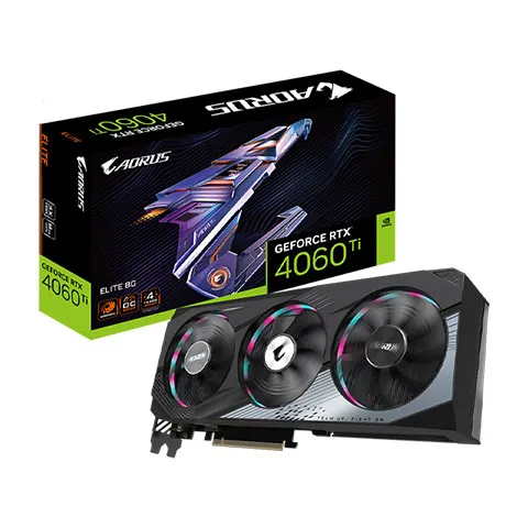 کارت گرافیک گیگابایت AORUS GeForce RTX 4060 Ti ELITE OC 8G GDDR6 - تصویر ۲