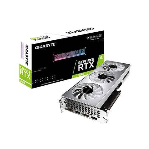 کارت گرافیک گیگابایت GeForce RTX 3060 VISION OC 12G DDR6 - تصویر ۲