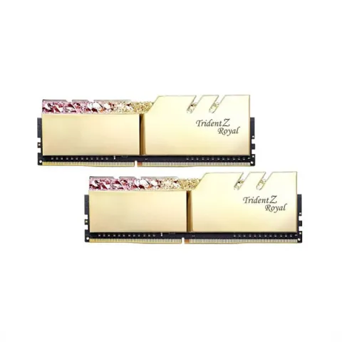 رم جی اسکیل Trident Z Royal Gold 64GB (2*32GB) DUAL 3200MHz DDR4 - تصویر ۲