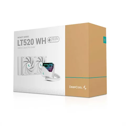 خنک کننده مایع پردازنده دیپ کول LT520 WHITE - تصویر ۲