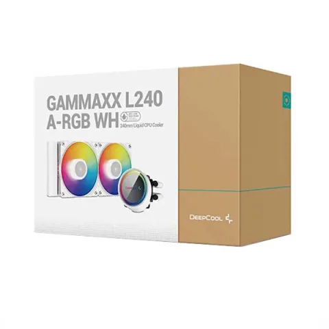 خنک کننده مایع پردازنده دیپ کول GAMMAXX L240 ARGB WHITE - تصویر ۲