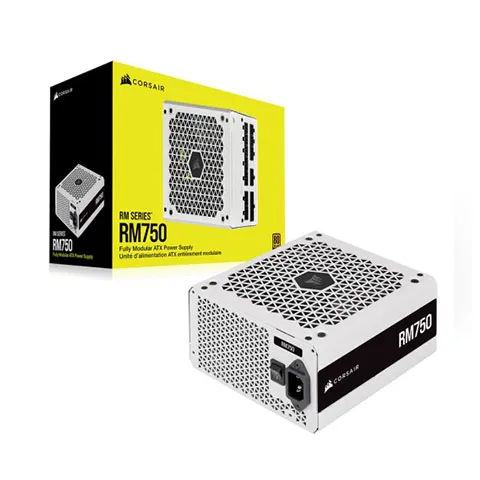 پاور 750 وات کورسیر RM750 Gold Full Modular White - تصویر ۲