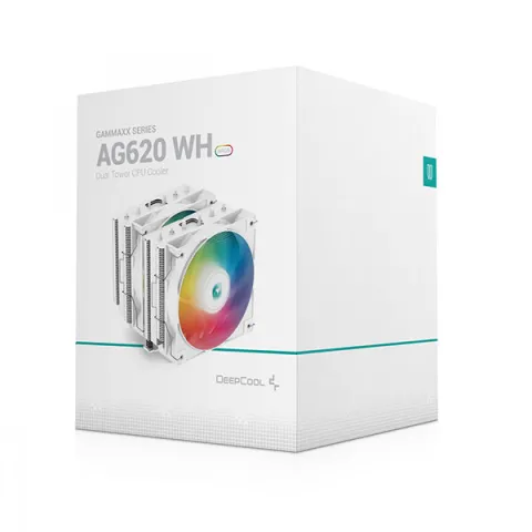 خنک کننده پردازنده دیپ کول AG620 WHITE ARGB - تصویر ۴
