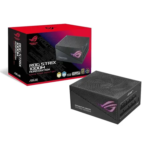 پاور 1000 وات ایسوس ROG STRIX 1000 Gold Aura Edition Full Modular - تصویر ۲