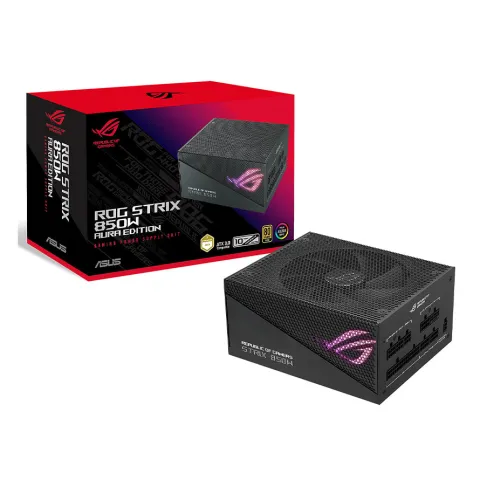 پاور 850 وات ایسوس ROG STRIX 850 Gold Aura Edition Full Modular - تصویر ۲