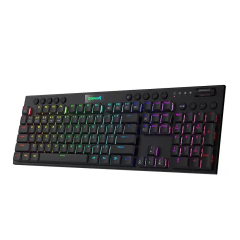 کیبورد ردراگون بی‌سیم K618 Horus RGB - تصویر ۲