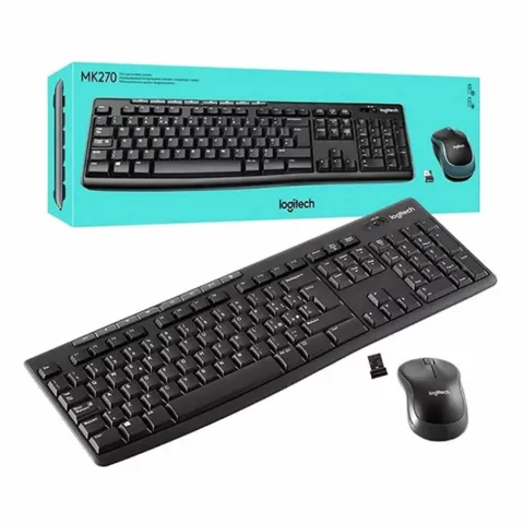 کیبورد و موس لاجیتک بی سیم LOGITECH MK270 - تصویر ۲