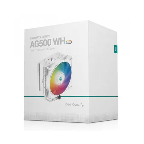 خنک کننده پردازنده دیپ کول AG500 WHITE ARGB - تصویر ۲