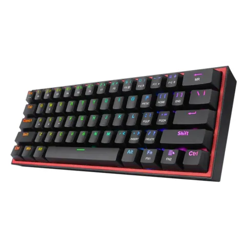 کیبورد گیمینگ ردراگون  K617 FIZZ RGB BLACK RED SWITCH - تصویر ۲