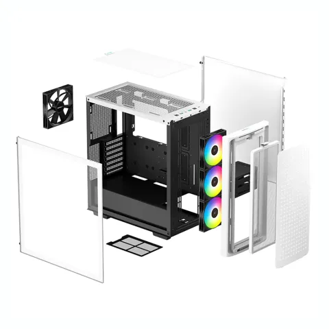 کیس دیپ کول CK560 WHITE - تصویر ۳