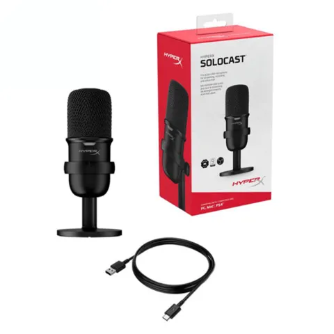 میکروفون هایپر ایکس SoloCast Black - تصویر ۳