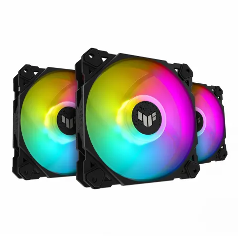 فن کیس ایسوس TUF Gaming TF120 ARGB BLACK بسته 3 عددی - تصویر ۲
