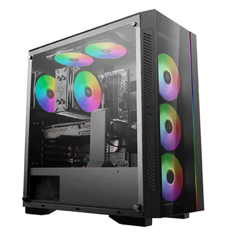 کیس دیپ کول MATREXX 55 V3 ADD RGB BLACK - تصویر ۲