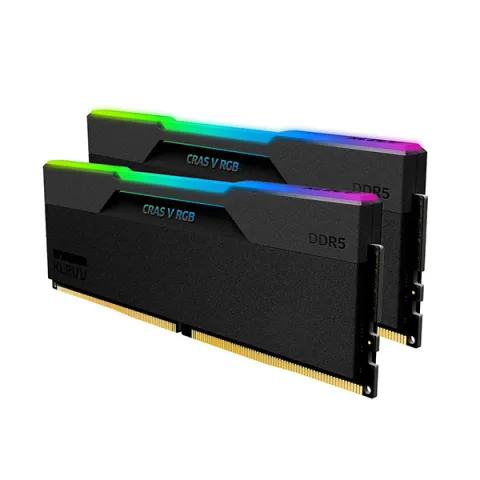 رم دسکتاپ DDR5 کلو 6400MHz مدل KLEVV CRAS V RGB ظرفیت 2×16 گیگابایت - تصویر ۲