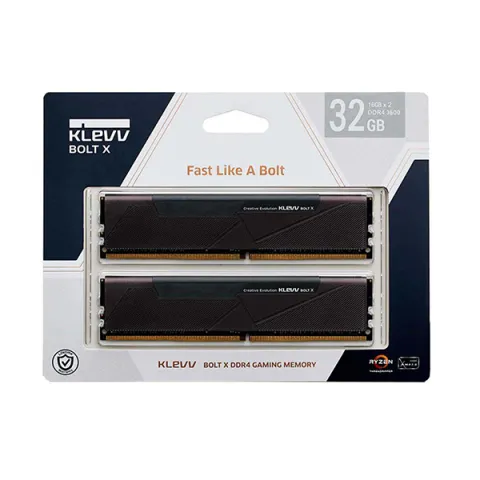 رم دسکتاپ DDR4 کلو 3200MHz CL16 مدل KLEVV BOLT X DUAL ظرفیت 2x16=32GB گیگابایت - تصویر ۲