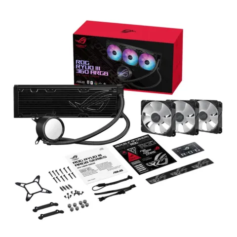 خنک کننده مایع پردازنده ایسوس ROG RYUO III 360 ARGB - تصویر ۲
