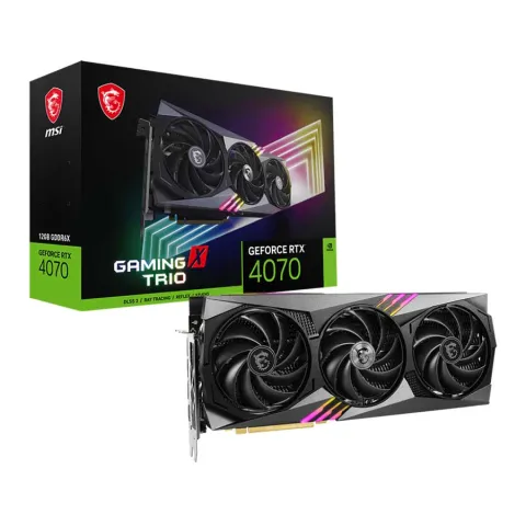 کارت گرافیک ام اس آی مدل GeForce RTX 4070 GAMING X TRIO 12G GDDR6X - تصویر ۲