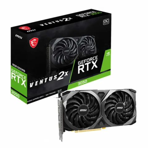 کارت گرافیک ام اس آی GeForce RTX 3050 VENTUS 2X 8G OC - تصویر ۲