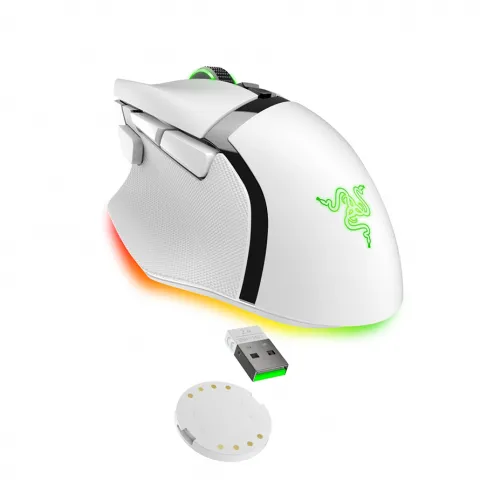 موس ریزر RAZER BASILISK V3 PRO WHITE - تصویر ۵