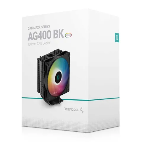 خنک کننده پردازنده دیپ کول AG400 Black ARGB - تصویر ۲