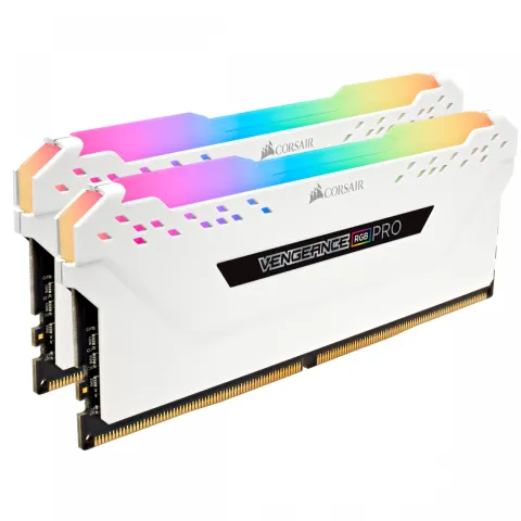 رم کورسیر VENGEANCE RGB PRO White 32GB 16GBx2 3200MHz - تصویر ۲