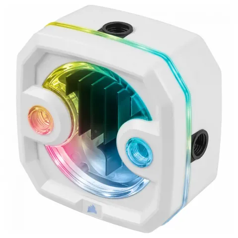کیت خنک کننده مایع پردازنده کورسیر HYDRO X SERIES iCUE XH303i RGB PRO White - تصویر ۴