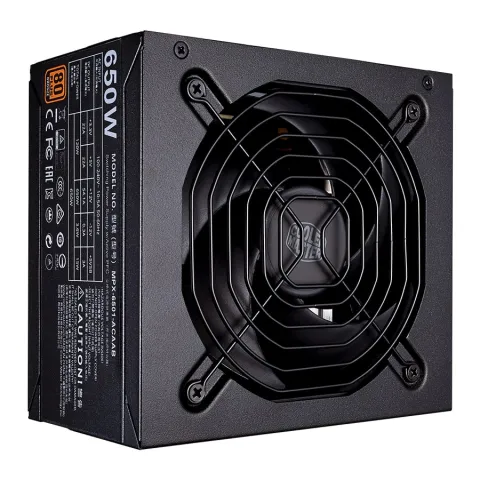 پاور کامپیوتر 650 وات کولرمستر مدل MWE Bronze 650 - تصویر ۲