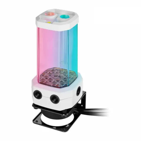 کیت خنک کننده مایع پردازنده کورسیر HYDRO X SERIES iCUE XH305i RGB PRO White - تصویر ۳