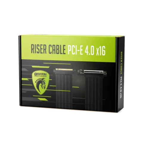 براکت نصب عمودی کارت گرافیک گرین مدل Green Vertical VGA Mounting Kit | PCI-E 4.0 x16 Riser Cable - تصویر ۲