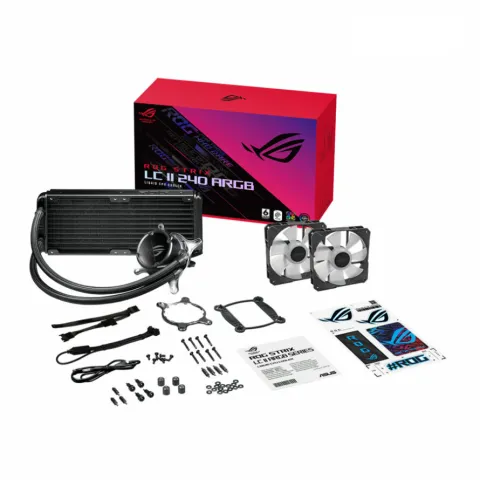 خنک کننده مایع پردازنده ایسوس ROG STRIX LC II 240 ARGB Black - تصویر ۴