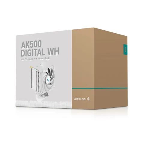 خنک کننده پردازنده دیپ کول AK500 DIGITAL White - تصویر ۸