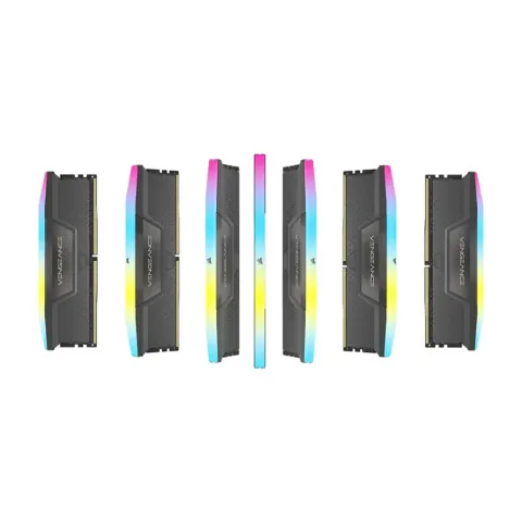 رم کورسیر Corsair Vengeance RGB 64GB(2x32) 5600MT/s CL40 DDR5 EXPO - تصویر ۵
