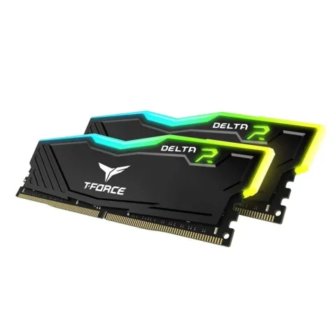 رم تیم گروپ T-Force Delta RGB DDR4 32GB Dual 3200MHz CL16 - Black - تصویر ۲