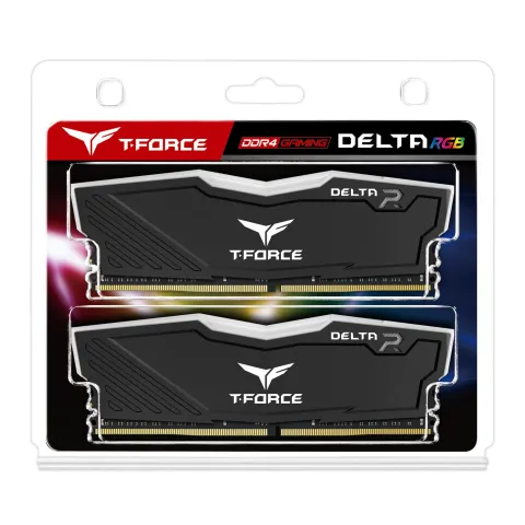 رم تیم گروپ T-Force Delta RGB DDR4 32GB Dual 3200MHz CL16 - Black - تصویر ۷